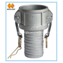 Coupler Type C Camlock Quick Coupling with Grooved Hose-Shank